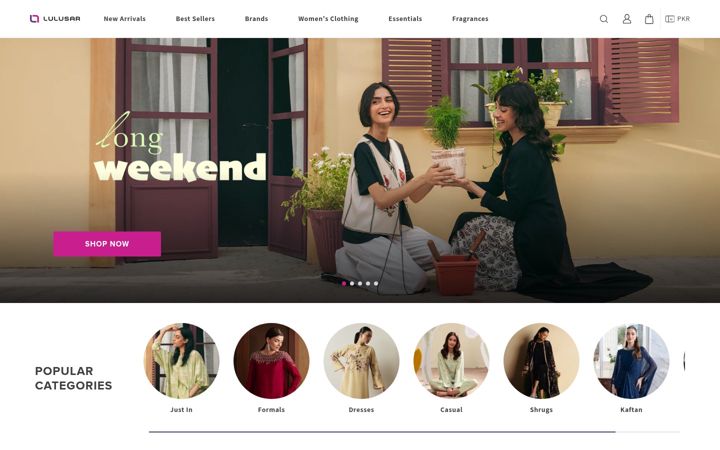 Screenshot of lulusar.com