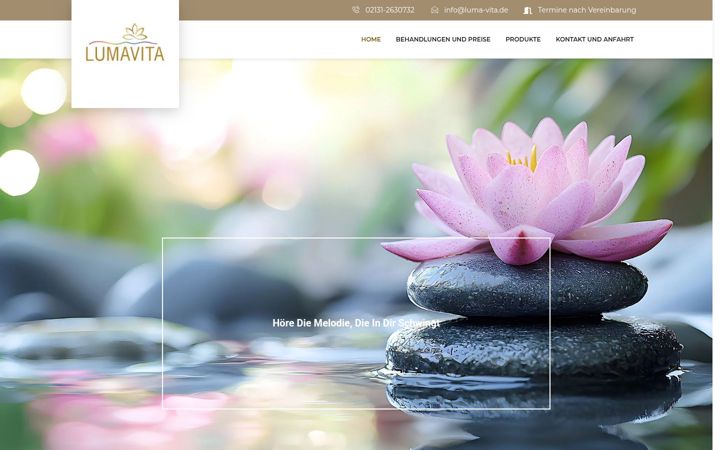 Screenshot of luma-vita.de
