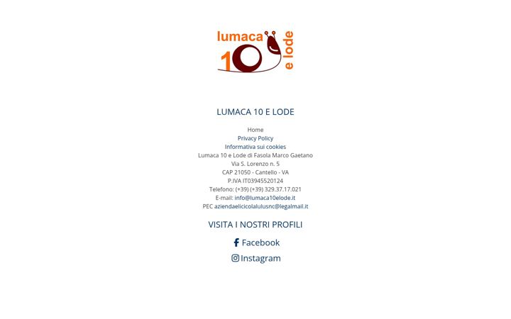 Screenshot of lumaca10elode.it