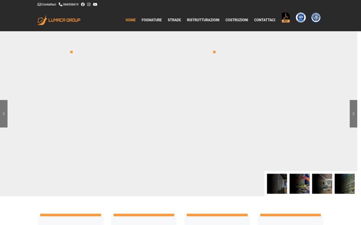 Screenshot of lumacagroup.com