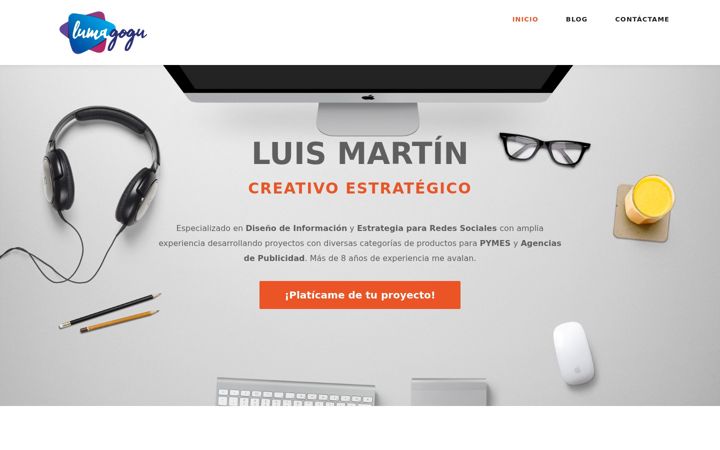 Screenshot of lumagogu.com