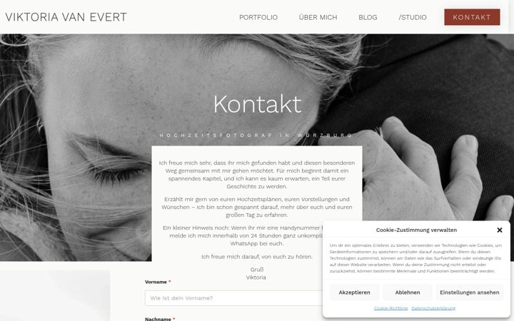 Screenshot of lumaphotography.de