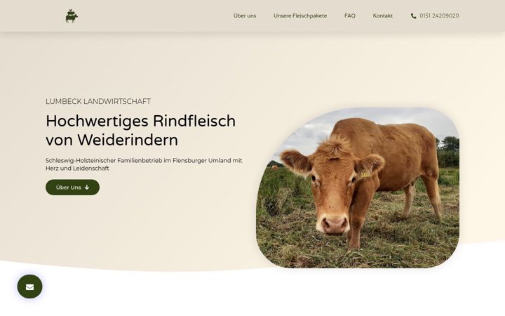 Screenshot of lumbeck-landwirtschaft.de