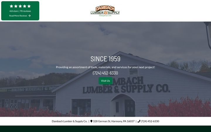 Screenshot of lumberstoreharmony.com