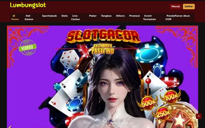 Screenshot of lumbungslot.net