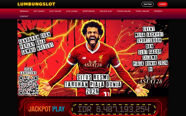 Screenshot of lumbungslot.org