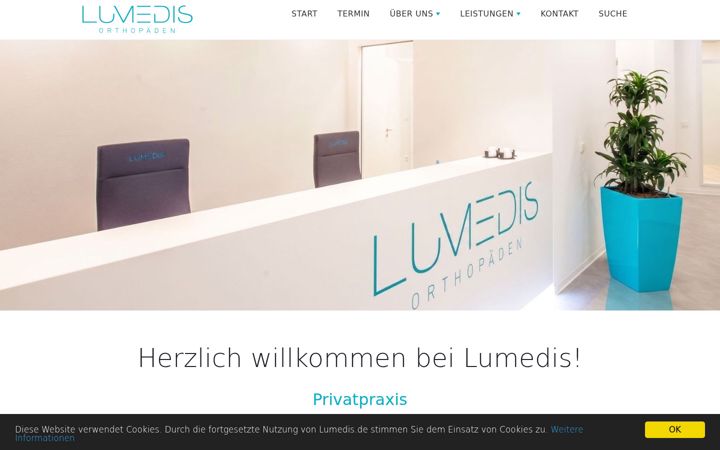 Screenshot of lumedis.de