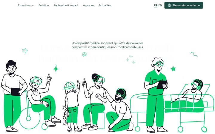 Screenshot of lumeen.com