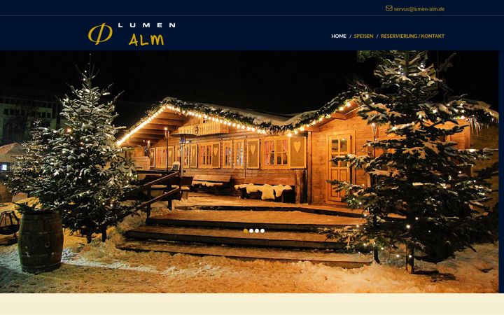 Screenshot of lumen-alm.de