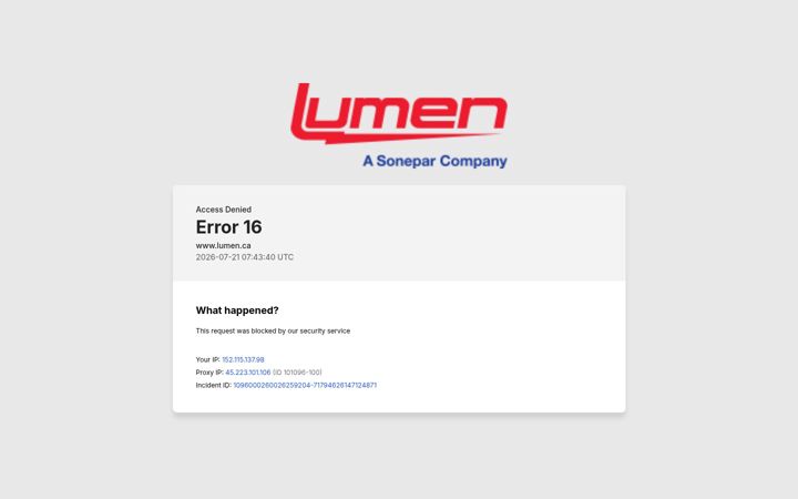 Zrzut ekranu lumen.ca