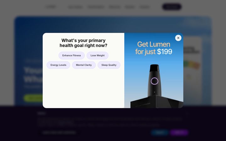 Skärmbild av lumen.me