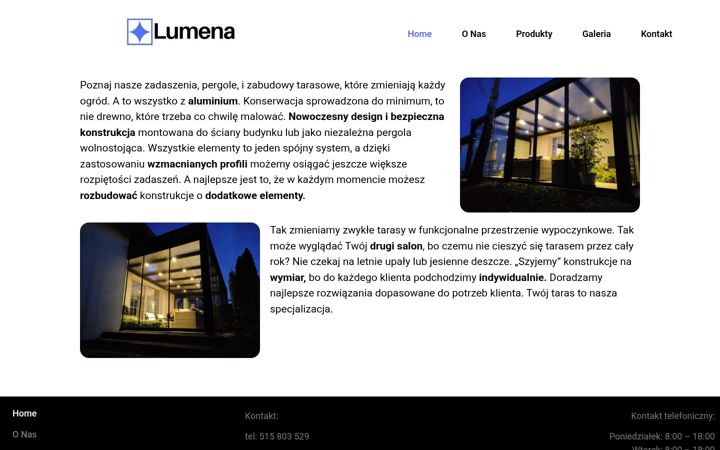 Screenshot von lumena-ars.com