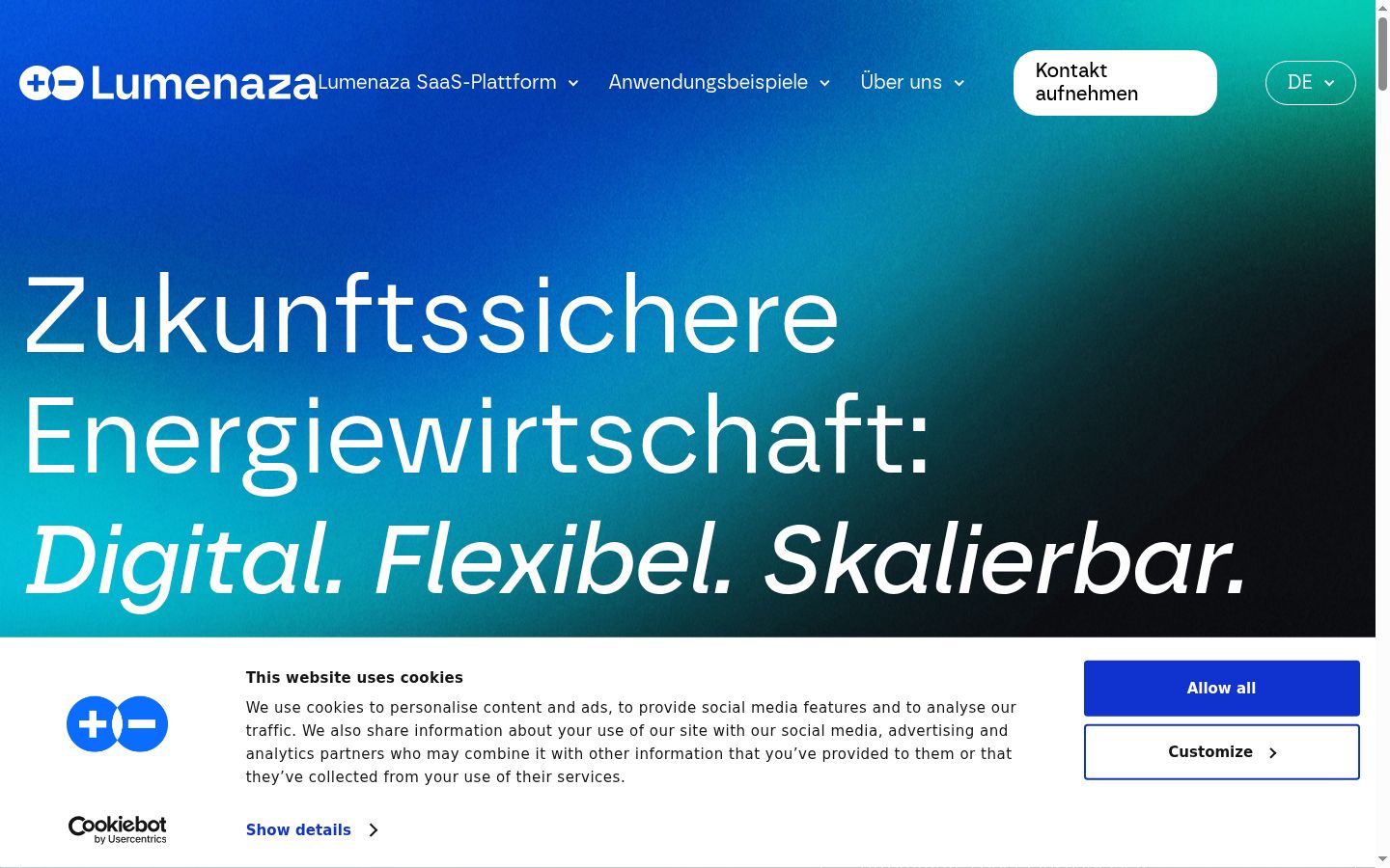 Screenshot tal-banner tal-kunsens muri qabel kwalunkwe interazzjoni