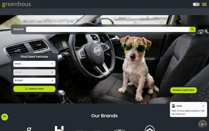 Screenshot of lumencorvette.co.uk