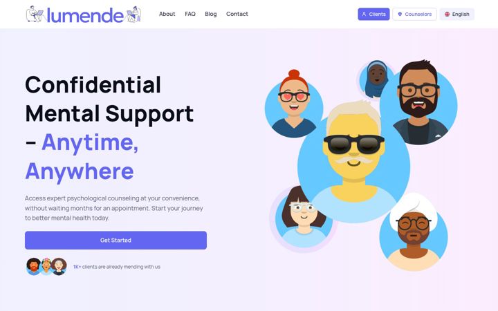 Screenshot of lumende.com