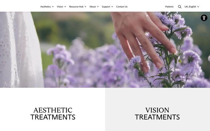 Screenshot of lumenis.co.uk