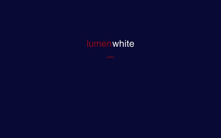 Screenshot of lumenwhite.com