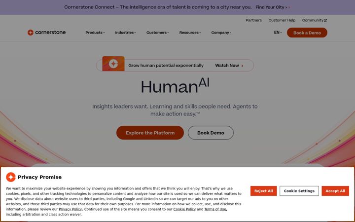 Screenshot of lumessetalentlink.com