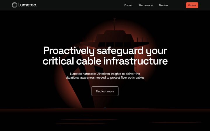 Screenshot of lumetec.com