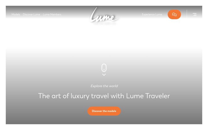 Screenshot of lumetraveler.com