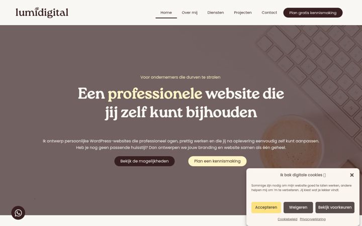Screenshot of lumidigital.nl