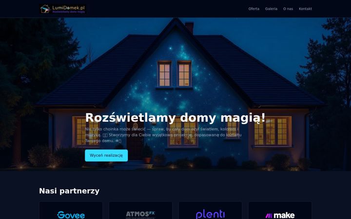 Screenshot of lumidomek.pl