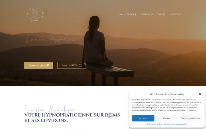Screenshot of lumierehypnotique.fr