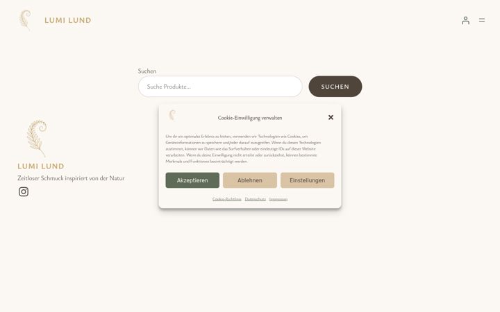 Screenshot of lumilund.com
