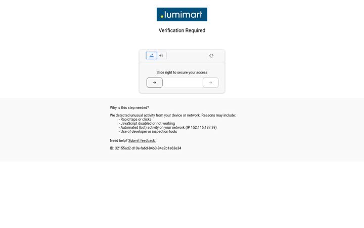 Screenshot of lumimart.ch