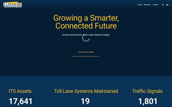 Screenshot of lumin8.com
