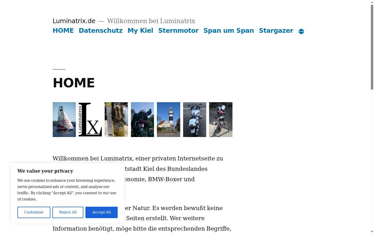 Screenshot van de toestemmingsbanner zoals getoond vóór enige interactie