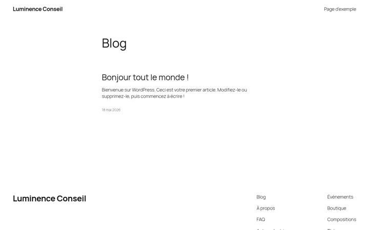 Screenshot of luminenceconseil.fr