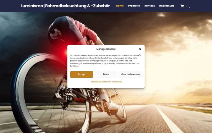 Screenshot of luminismo.com