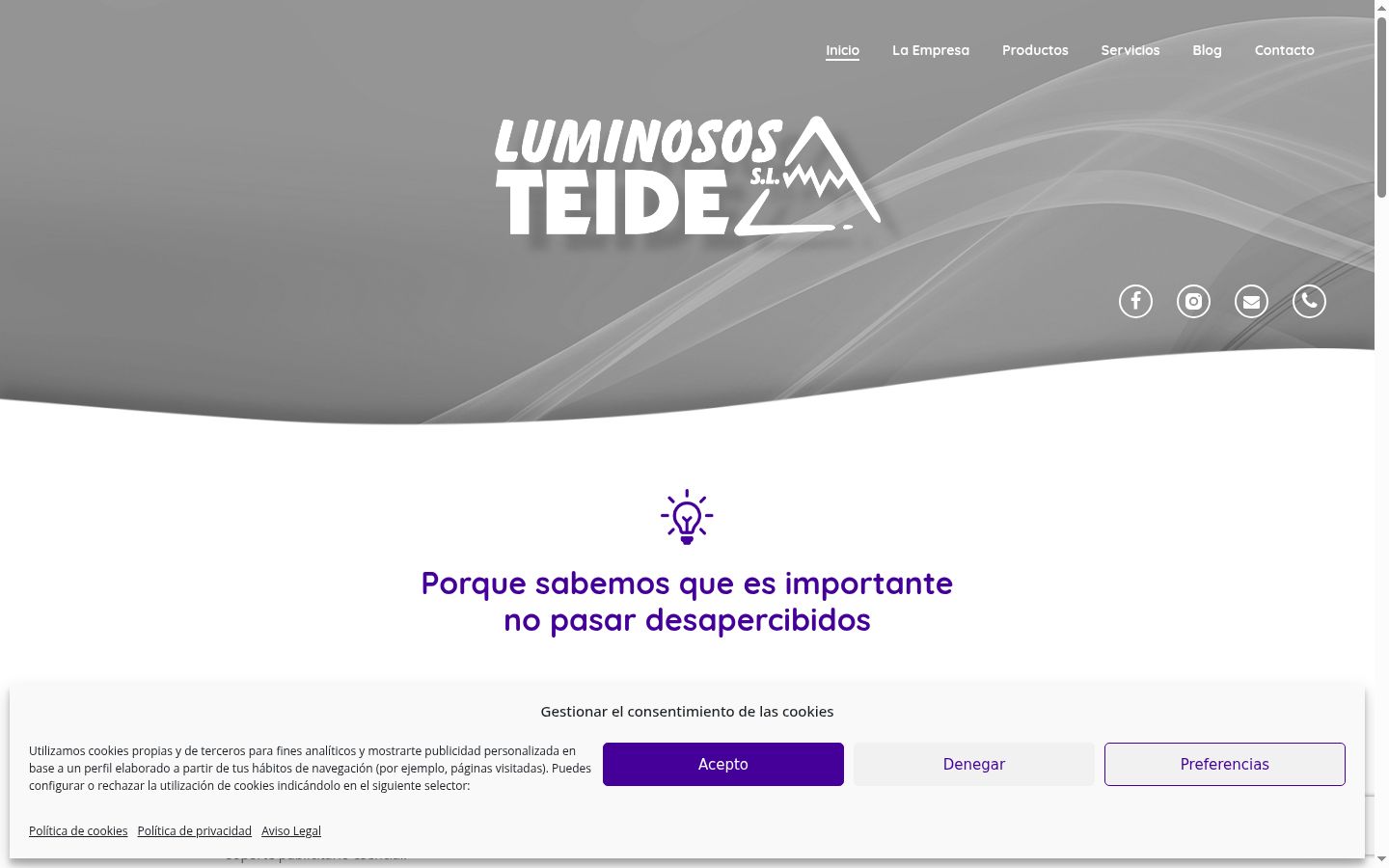 Screenshot tal-banner tal-kunsens muri qabel kwalunkwe interazzjoni