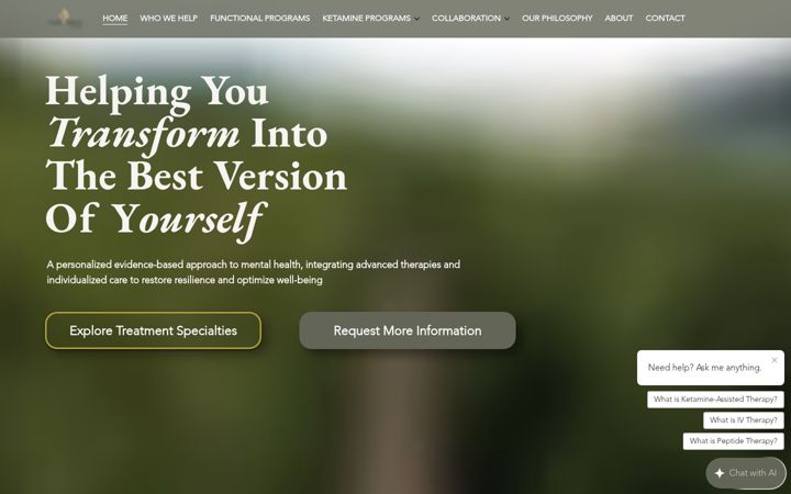 Screenshot of luminoushealth.com