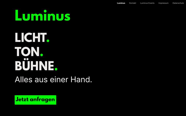 Screenshot of luminus-menden.de