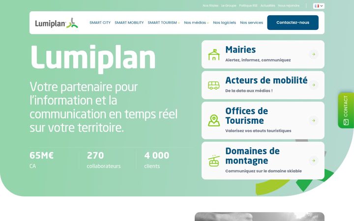 Screenshot of lumiplan.com