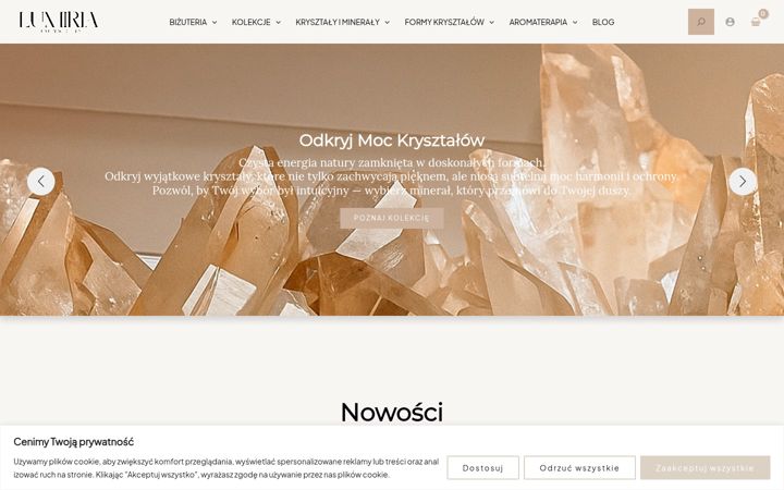 Screenshot of lumiria.pl