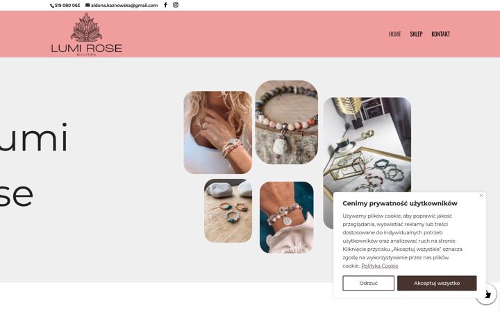 Screenshot of lumirose.pl