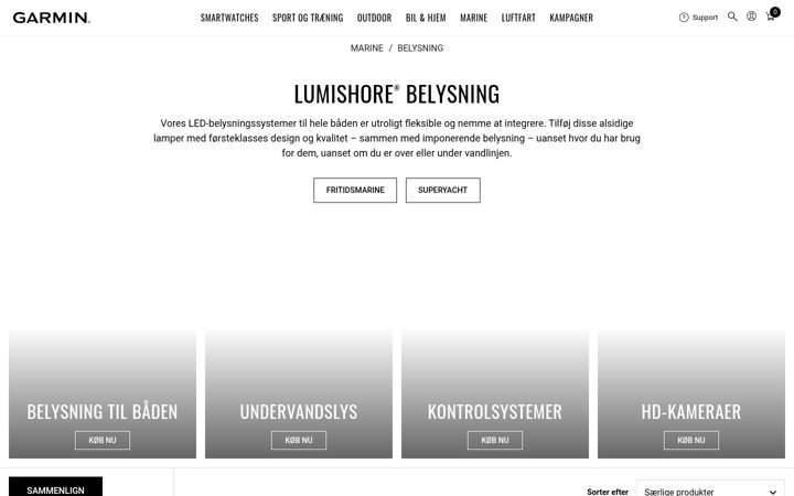 Screenshot of lumishore.com