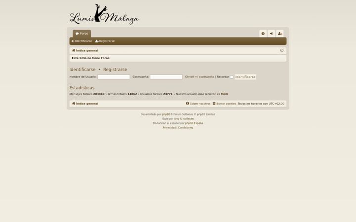 Screenshot of lumismalaga.com