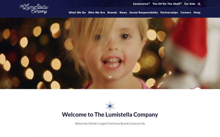 Screenshot of lumistella.com