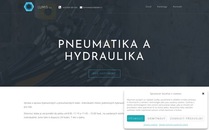 Screenshot of lumisvesely.com