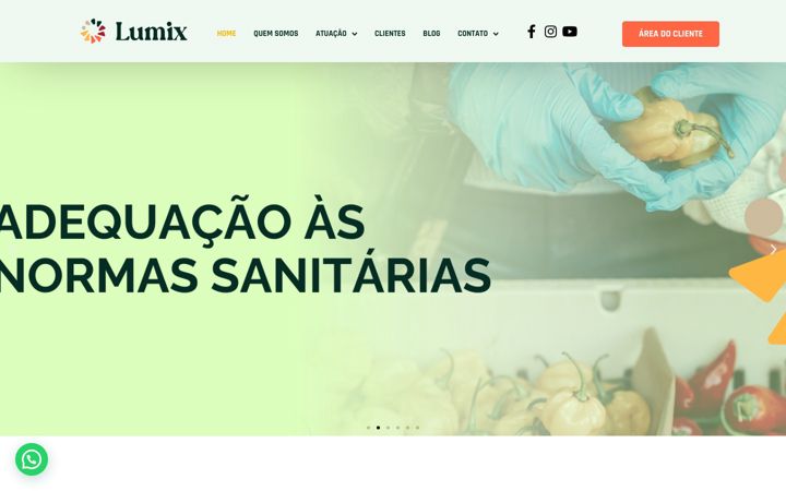 Screenshot of lumixconsultoria.com.br