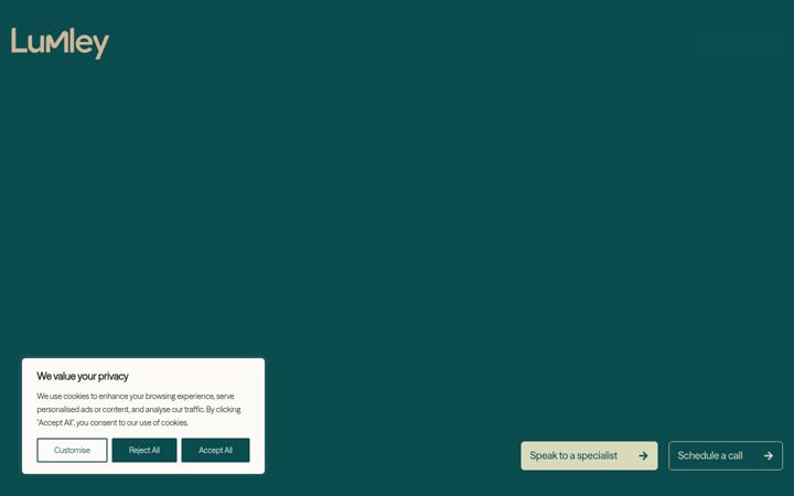 Screenshot of lumleyinsurance.co.uk