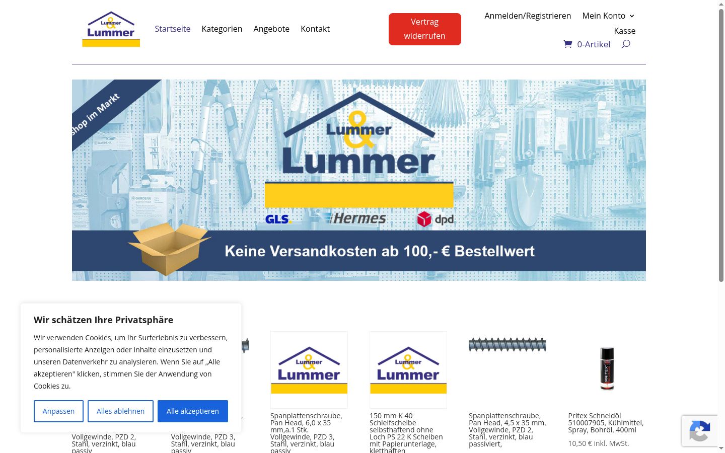 Sutikimo reklamjuostės, rodytos prieš bet kokią sąveiką, ekrano kopija