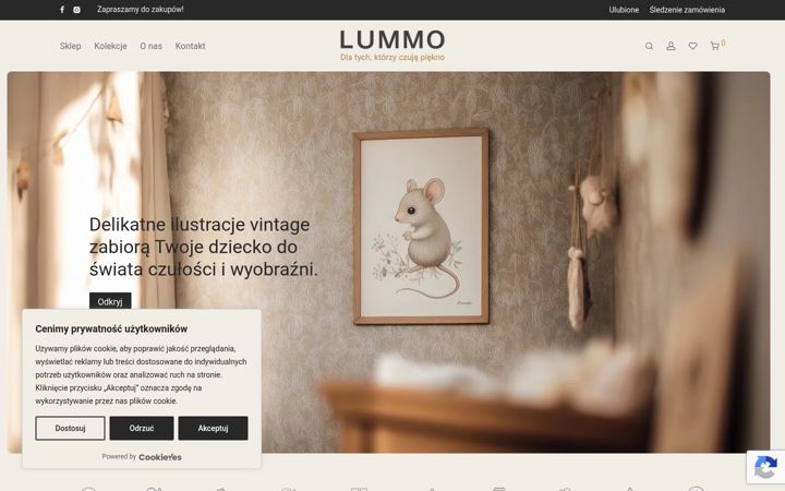 Screenshot of lummoart.pl