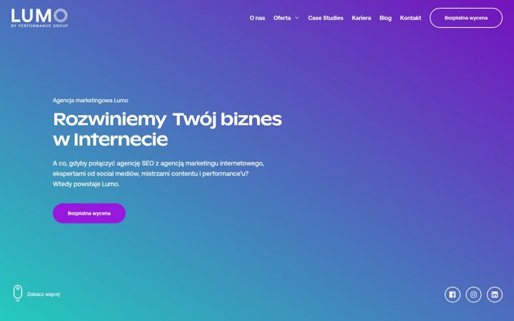 Screenshot of lumo.pl