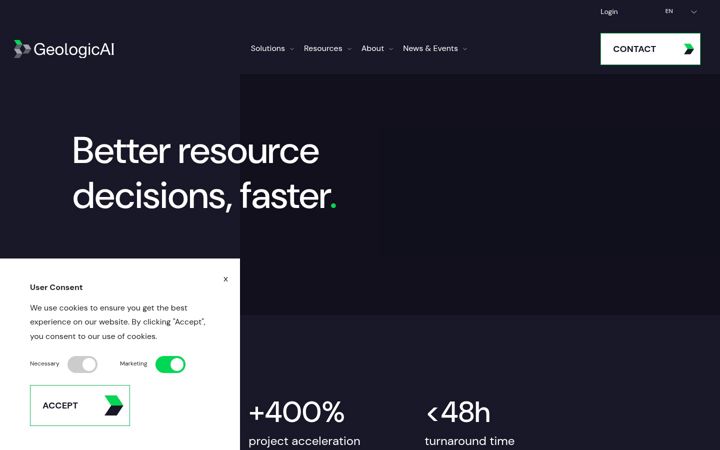 Screenshot of lumoanalytics.com