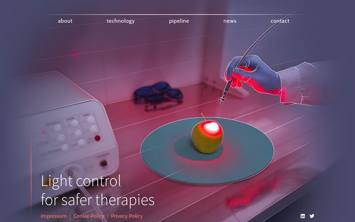 Skærmbillede af lumobiotics.com